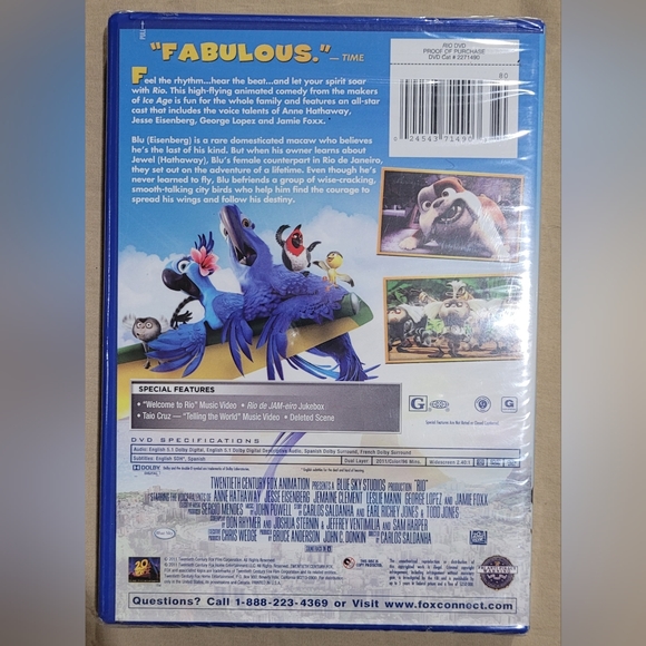 RIO DVD - Picture 2 of 2